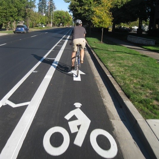 Bike lane. Bicycle Lane.